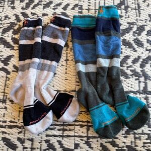 Smartwool Women’s Medium Ski Length Merino Wool Sock Bundle